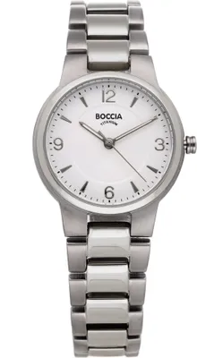 Produktbild von Boccia 3359-01 Titanuhr für Damen Quarz