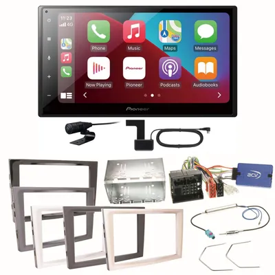 Produktbild von Pioneer SPH-DA160DAB CarPlay Einbauset für Opel Astra H Corsa D Zafira B Antara