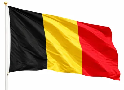 Belgien-Flagge 90x150 cm – Polyester, Metallösen, WM 2026