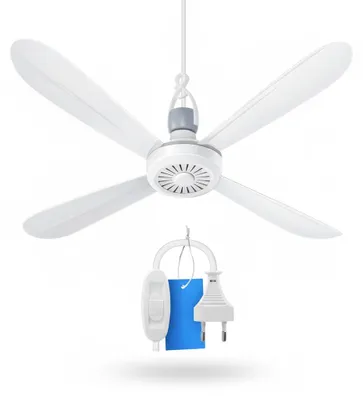 Obrázek produktu pro InAndOutdoorMatch – Mini stropní ventilátor – 40 cm – Úsporný, Obrázek vytvořený pomocí AI