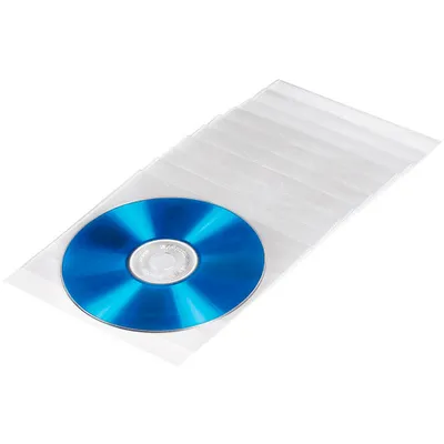 Obrázek produktu pro Hama CD/DVD Protective Sleeves, Pack of 50, 50 disky, Průhledná, 190 mm, 134 mm, 38 mm, 297 g
