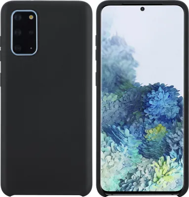 Obrázok produktu pre Puzdro na zadný kryt Samsung Galaxy S20 Plus – čierne – silikónové