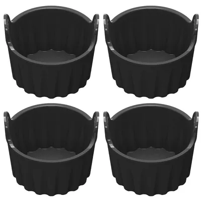 Produktbild von 4er-Set Silikon Eierpochierer für Airfryer, Antihaft Eierkochbecher für Mikrowelle & Topf, spülmaschinengeeignet