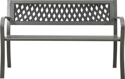Obrázek produktu pro vidaXL Zahradní lavice 125 cm Steel Grey