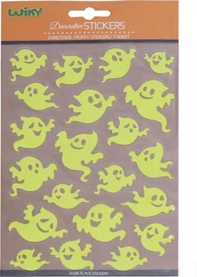 Produktbild von Im Dunkeln leuchtende Aufkleber 25 x 14,4 cm Geist HALLOWEEN