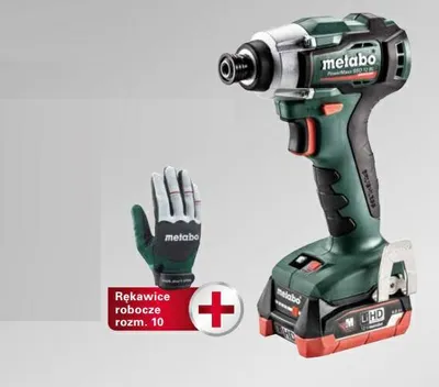 Zdjęcie produktu dla Metabo POWERMAXX SSD 12 BL, Sterownik udarowy, Uchwyt pistoletowy, Czarny, Zielony, Czerwony, Srebrny, Sprzączka, 2500 RPM, 140 N·m