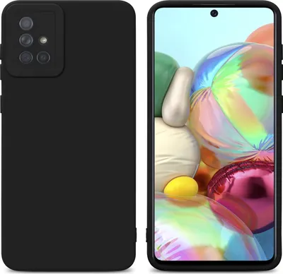 Immagine prodotto di Cadorabo cover per Samsung Galaxy A71 4G cover protettiva in silicone TPU nero custodia per telefono cellulare