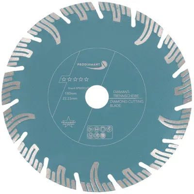 Obrázok produktu pre PRODIAMANT Premium diamantový rezací kotúč na žulu 180 mm Super Speed Cut