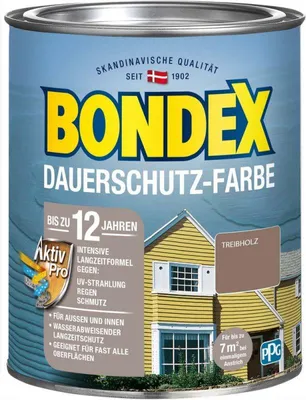 Produktbild von BONDEX Holzfarbe-Dauerschutzfarbe treibholz 0,75 l
