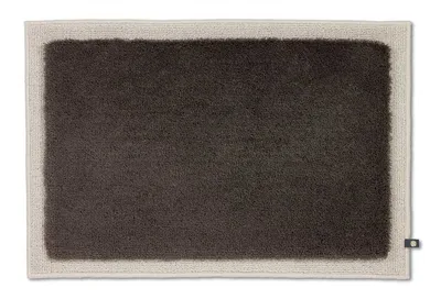 Produktbild von Rhomtuft Badteppich Frame 80 x 160 cm Farbe moor/stone
