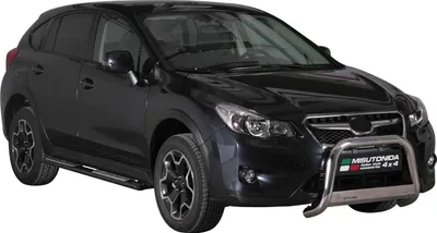 Obrázek produktu pro Nerezové boční prahy pro Subaru XV 2012-2025 černé