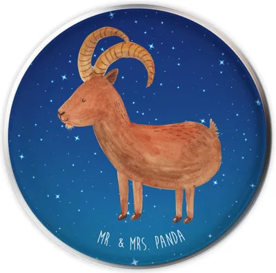 Produktbild von Mr. & Mrs. Panda Abflussstopfen Sternzeichen Steinbock - Sternenhimmel Blau - Geschenk, Geburtstag Dezember, Bock, Ablaufgarnitur, stopfen waschbecken, Steinböcke, Januar