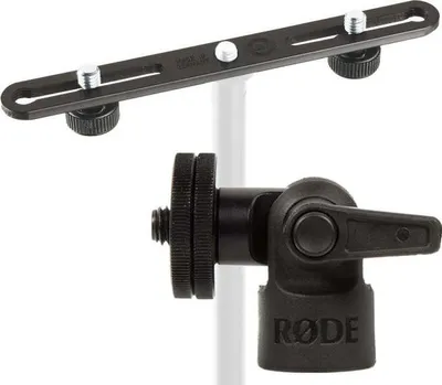 Produktbild von K&M 23550 Stereo Bar mit Rode Pivot Adapter
