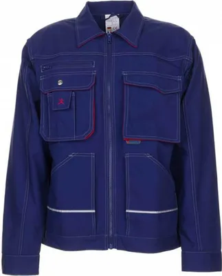 Produktbild von Planam Bundjacke Basalt Gr. 28 marine/rot