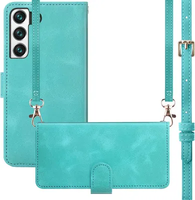 Immagine prodotto di Custodia pieghevole con cordino imoshion Samsung Galaxy S22 - Turchese