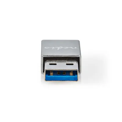 Produktbild von Nedis CCTB60925AL USB-A-Adapter USB-A Stecker auf USB-C Buchse 5 Gbps Silber