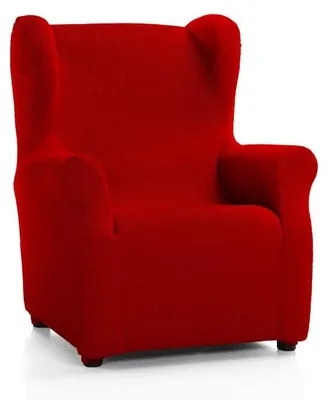 Produktbild von ECOMMERC3 Sofaüberwurf für Ohrensesselbezug - Farbe Rot - rutschfest und super v