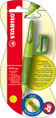 Immagine prodotto di Matita meccanica Stabilo Easyergo 3,5 mm HB temperamatite per destrorsi Verde