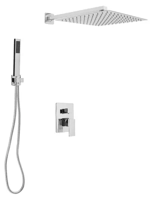 Productafbeelding van Inbouwdouchesysteem met regendouche (30x30 cm) en handdouche