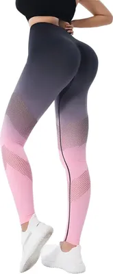 Produktbild von Dynamic Push Up Leggings - Schwarz/Rosa für perfekte Figur | S KP24927