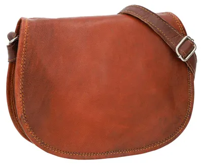 Image de Omgoods - Sac bandoulière en cuir pour femmes, couleur marron