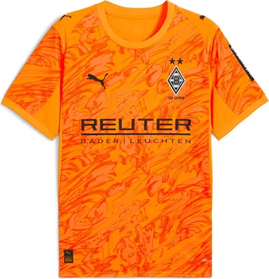 Produktbild von Puma Kinder Borussia Mönchengladbach Towarttrikot Jr. - 779778, Farbe:Neonorange, Textil:128