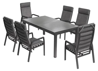Produktbild von »Boston 3« Gartenmöbel Set, Aluminium, 6 Personen