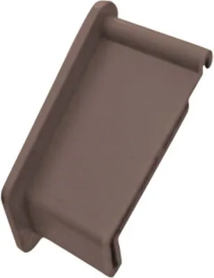 Productafbeelding van Renoplast aluminium dakgootprofiel K10, kunststof vloerplanken, wandafscherming, bruin