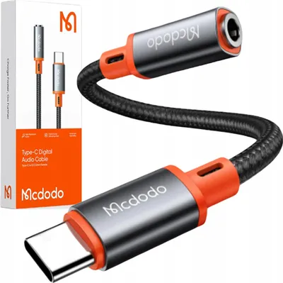 Zdjęcie produktu dla Przejściówka Adapter Usb C Mini Jack Z Dac Mcdodo