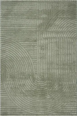 Produktbild von Teppich - 80 x 150 cm - Grün - mit Hoch- und Tiefstruktur