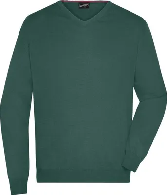 Produktbild von Klassischer Baumwoll-Pullover forest-green, Gr. XXL