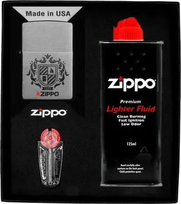 Produktbild von ZIPPO Feuerzeug-Set HERALDIC CREST DESIGN Geschenk No1