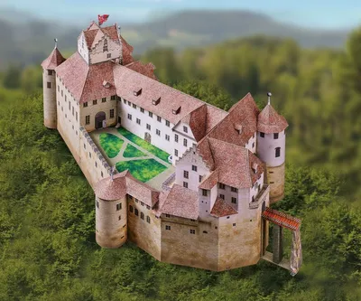 Obrázek produktu pro Schreiber listový modelářský karton Meersburg 1:200
