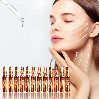 Produktbild von Original  Ampullen für strahlende Haut - 15 x 2ml Anti-Aging Regeneration für Dekollete, Hals & Gesicht Ampullen Anti-Aging (Caviar Extrakt)