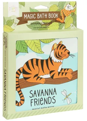 Produktbild von Magisches Badebuch Kinder Tiny - Orange | by A Little Lovely Company