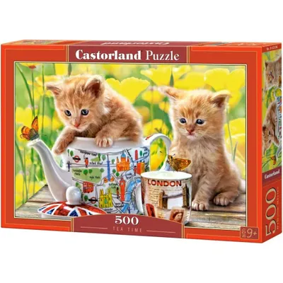 Zdjęcie produktu dla Castorland Tea Time 500 pcs, 500 szt., Flora, 9 lat(a)