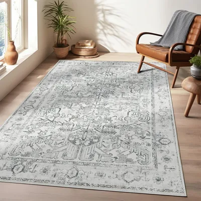 Immagine prodotto di Tappeto vintage, 180 x 270 cm, con motivo floreale