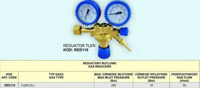 Zdjęcie produktu dla Reduktor Tlen 07  Red110