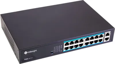 Obrázok produktu pre Priemyselný PoE prepínač Milesight 200W