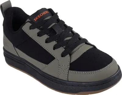 Produktbild von SKECHERS SMOOTH STREET STEADY-ZIP Kinder Sneakers, Gr. 29 EU, Oliv/Schwarz