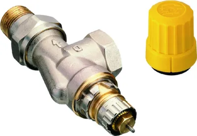 Immagine prodotto di Corpo valvola Danfoss RA-UN 15 R 1/2, UK (assiale), nichelato opaco, 1 pz.