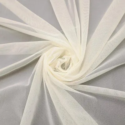 Image de Tissu en maille nylon fine, extensible dans les quatre sens, transparent, 152 cm