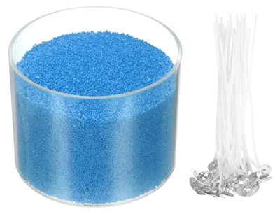Imagen del producto de Omgoods - Kit de velas, cuentas y arena, con 50 mechas, 600 gramos, ideal para proyectos creativos