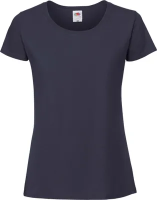 Produktbild von Fruit Of The Loom Damen Premium T-Shirt BC3945 (S) (Nachtblau)