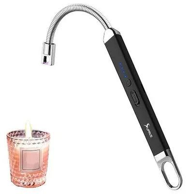 Zdjęcie produktu dla Zapalniczka USB elektryczna łukowa wiatroszczelna do świec kemping 360