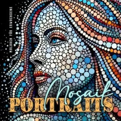 Produktbild von Mosaik Portraits Malbuch für Erwachsene
