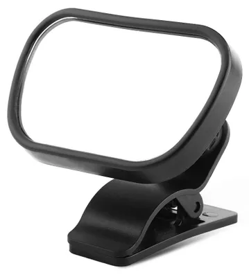 Imagen del producto de Espejo retrovisor para asiento de bebé en el coche, ajustable, con ventosa y clip, color , para mayor seguridad