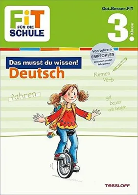 Produktbild von Fit für die Schule: Das musst du  wissen! Deutsch 3. Klasse