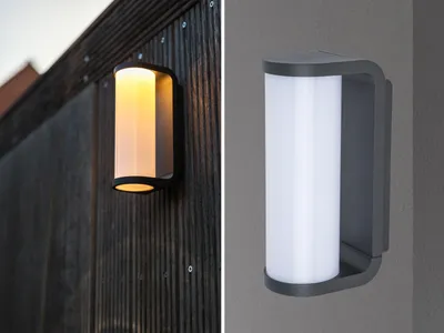Obrázok produktu pre LUTEC Adalyn LED vonkajšie nástenné svietidlo teplá biela 10,2W IP44 antracit