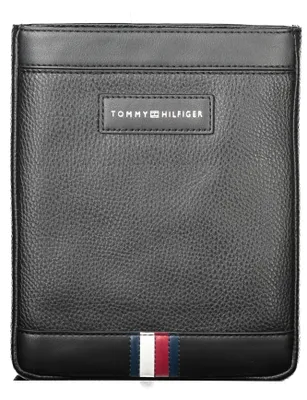 Produktbild von Herren Umhängetasche Schwarz mit Verstellbarem Riemen und Reißverschluss